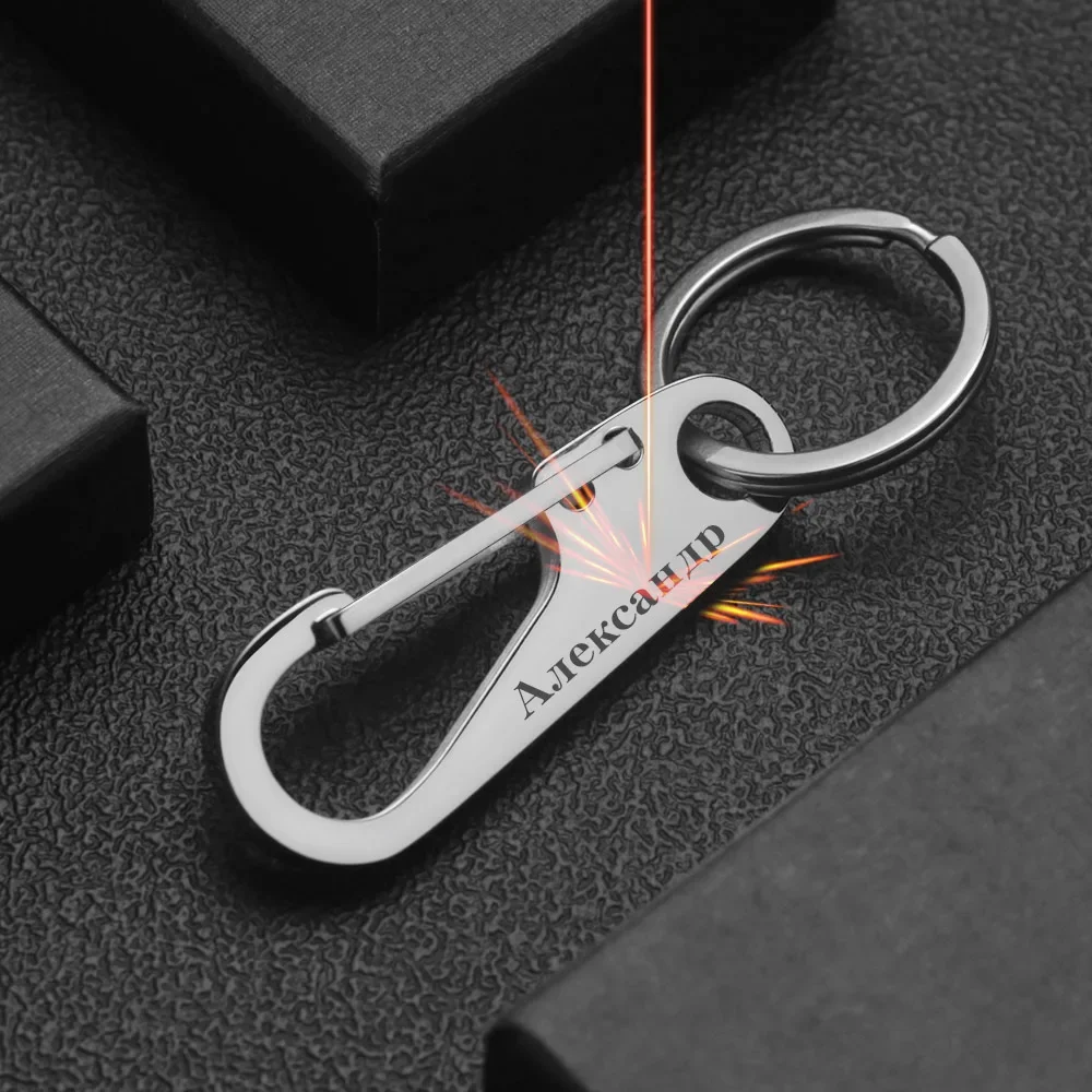 Men Accessories Silver - 304 Gantungan Kunci Baja Tahan Karat