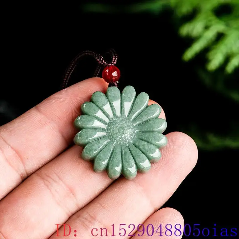 Men'S Accessories And Jewelry - Kalung liontin bunga matahari Jadeite hijau