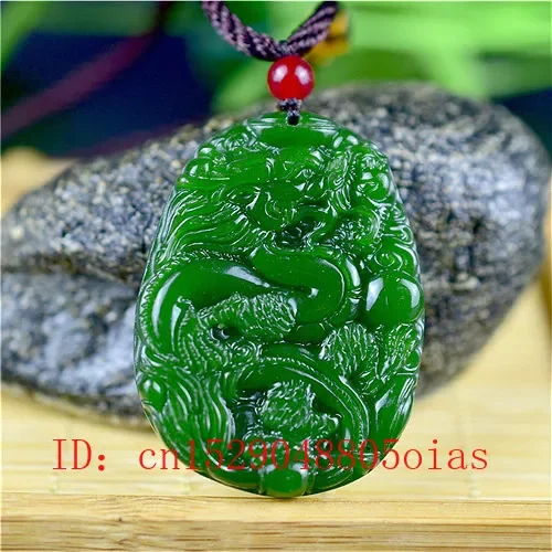 Men'S Accessories And Jewelry - Alam Hijau Cina Naga Giok Liontin