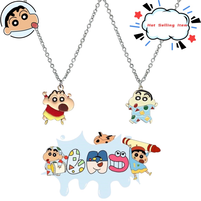 Mens Accessories Style - Kalung kartun Crayon Shin-chan bergaya Jepang