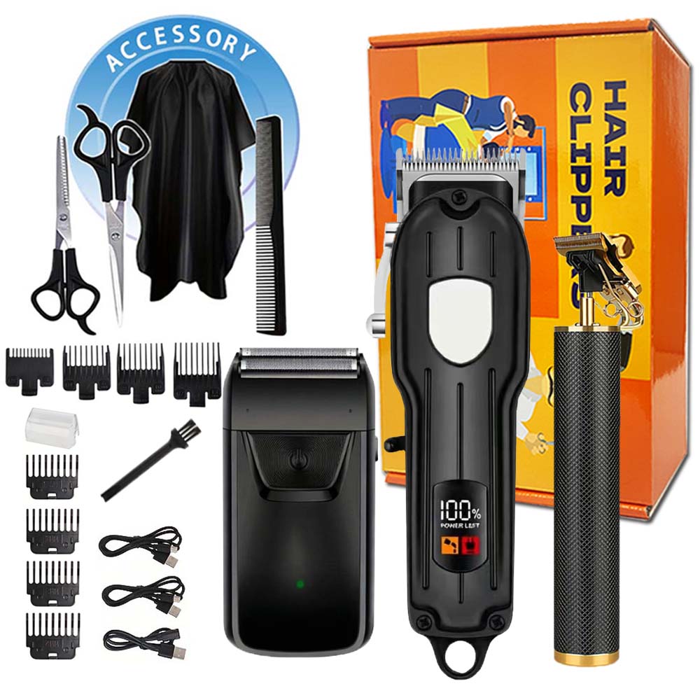 Men'S Accessories Display - Set Alat Cukur Rambut Profesional dengan