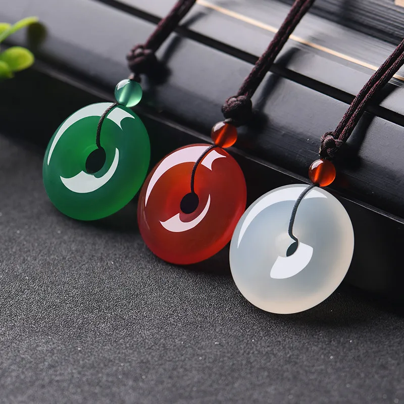 Men'S Mens Accessories - Alami Multiwarna Jade Donat Liontin Batu