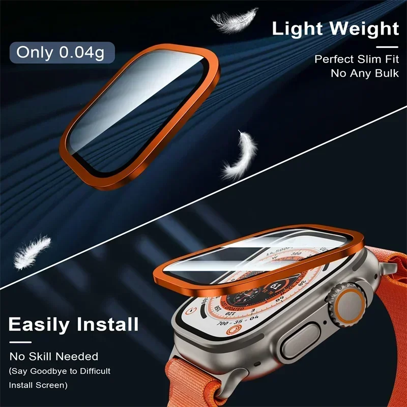 2 Buah Bingkai Logam Titanium  - Men'S Accessories Display ulasan dan harga
