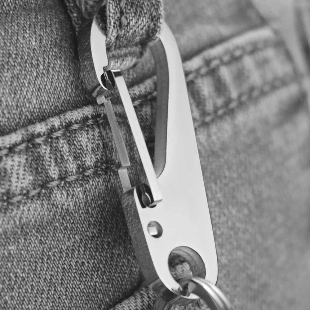 304 Gantungan Kunci Baja Tahan - Men Accessories Silver ulasan dan harga