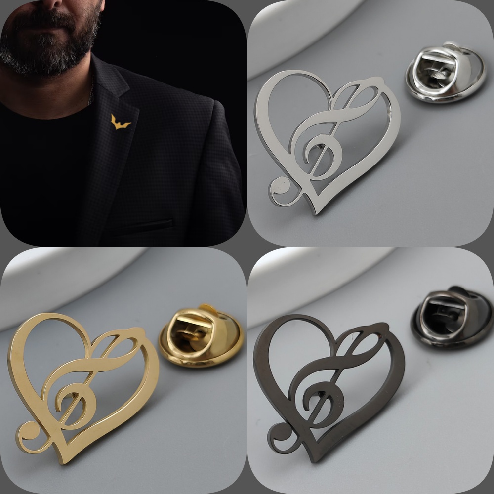 Cinta simbol musik lencana ber - Men'S Accessories Gift Set Branded ulasan dan harga