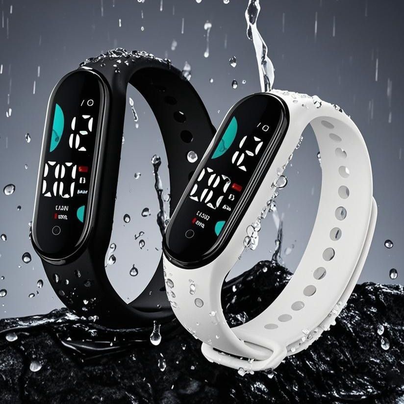 Jam Tangan LED Tahan Air untuk - Men'S Accessories Display ulasan dan harga