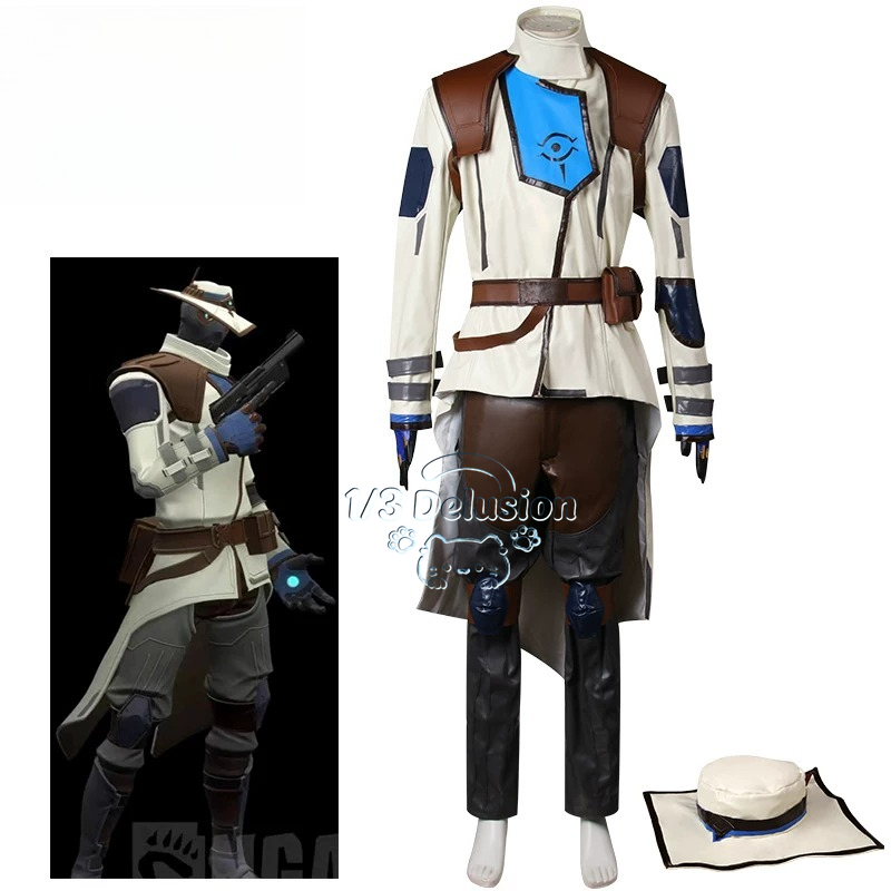 Kostum Cosplay Valorant Cypher - Mens Accessories Style ulasan dan harga
