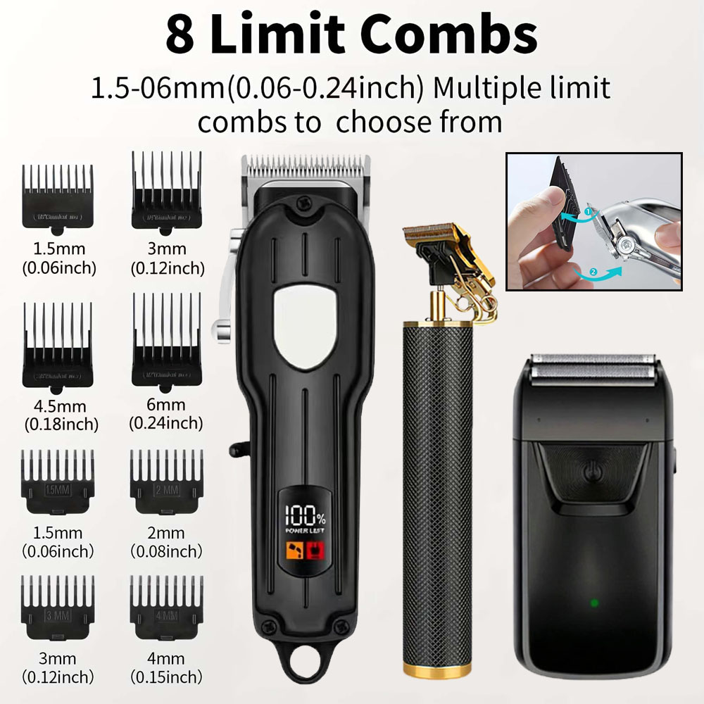 Set Alat Cukur Rambut Profesio - Men'S Accessories Display ulasan dan harga