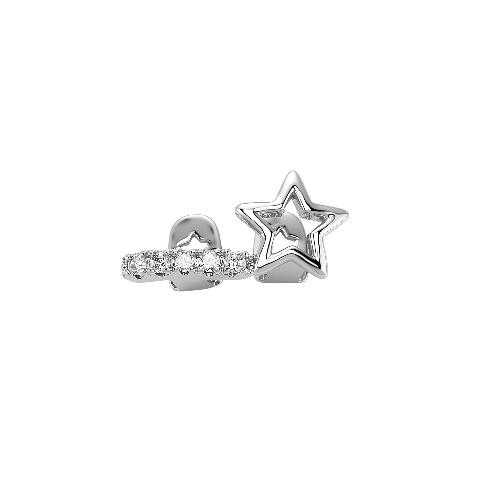 Gigi Grillz Star Teeth Comet,  - Men Accessories Silver ulasan dan harga