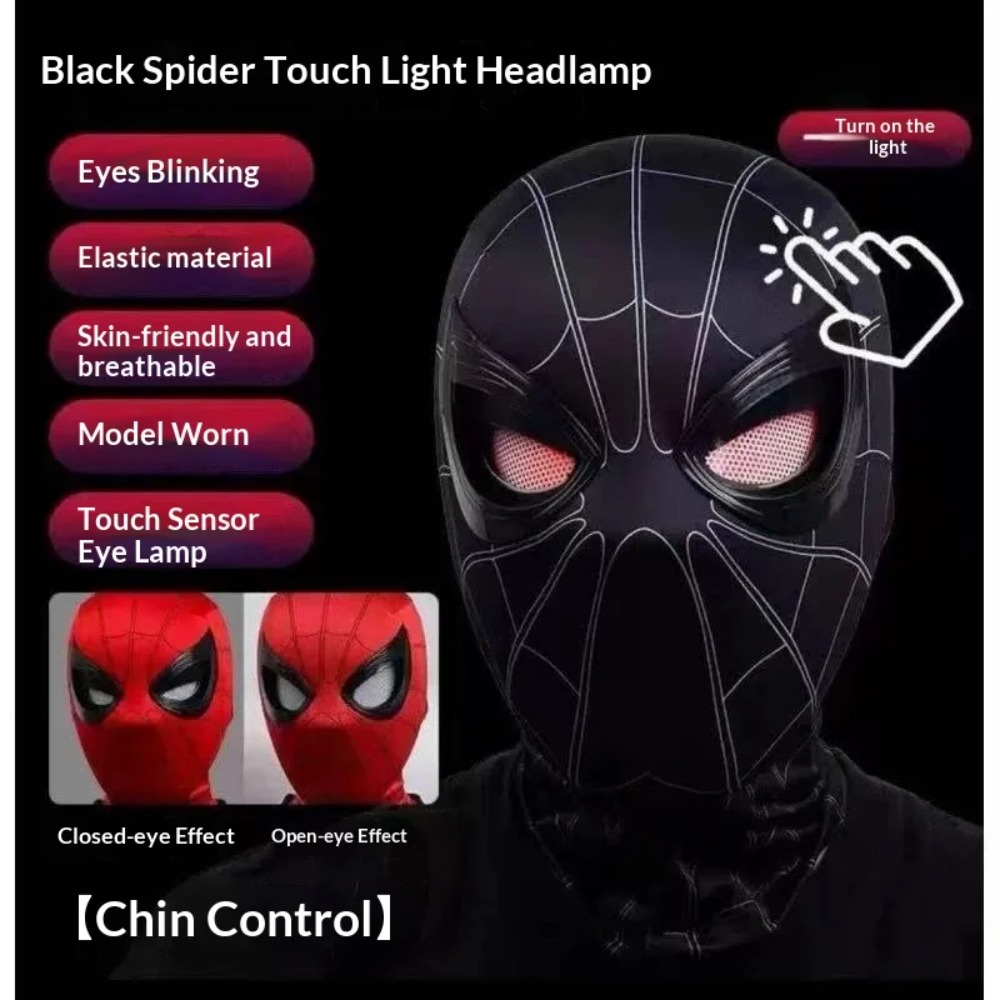 Topeng Spider-Man Dengan Mata  - Men'S Accessories Display ulasan dan harga