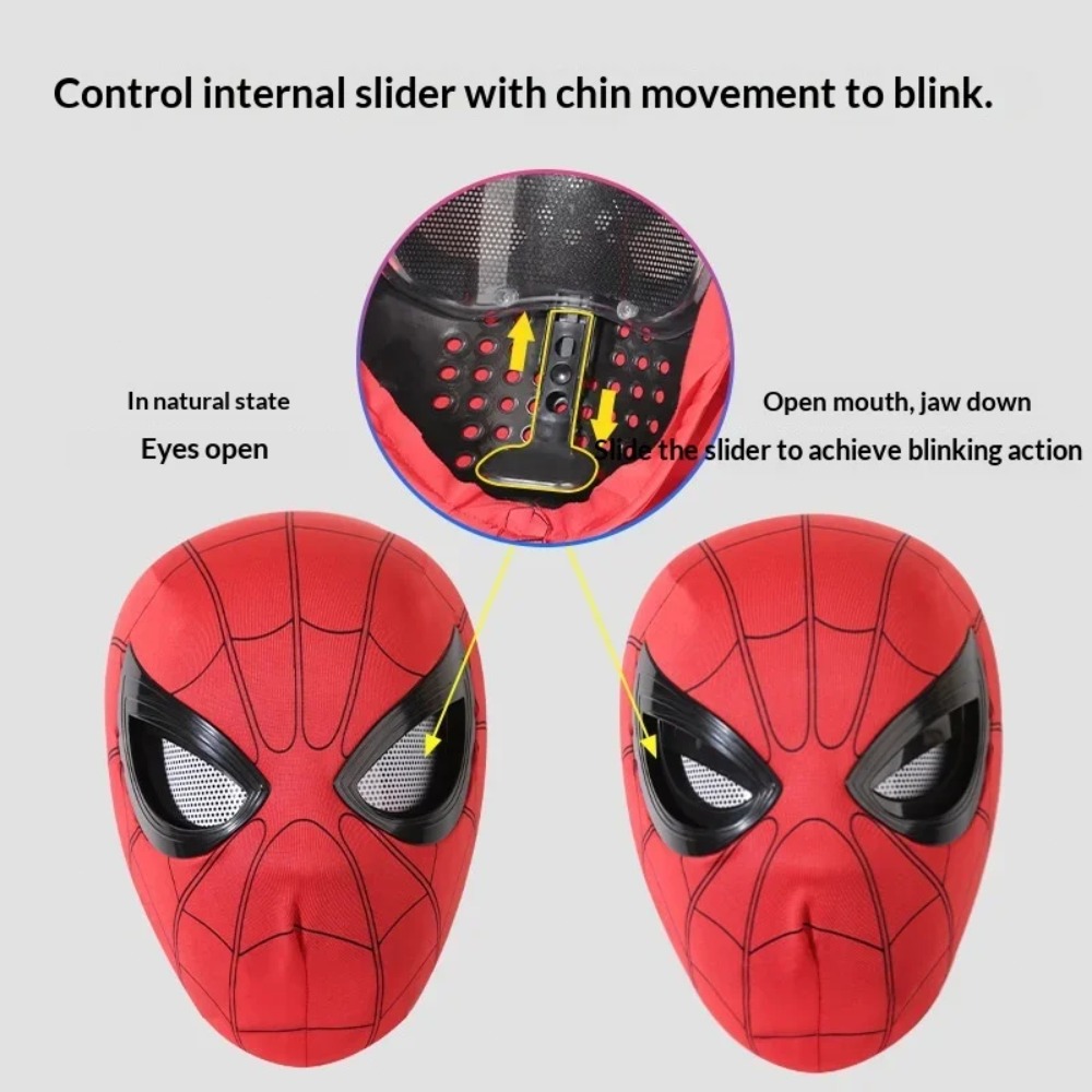 Topeng Spider-Man Dengan Mata  - Men'S Accessories Display ulasan dan harga