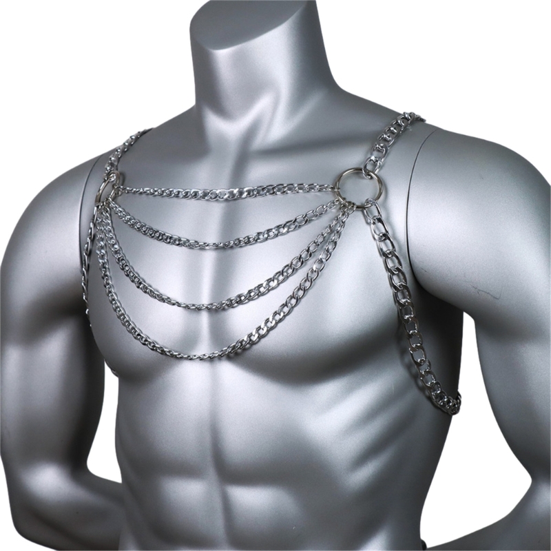 Perhiasan Rantai Dada Tubuh Lo - Mens Accessories Style ulasan dan harga