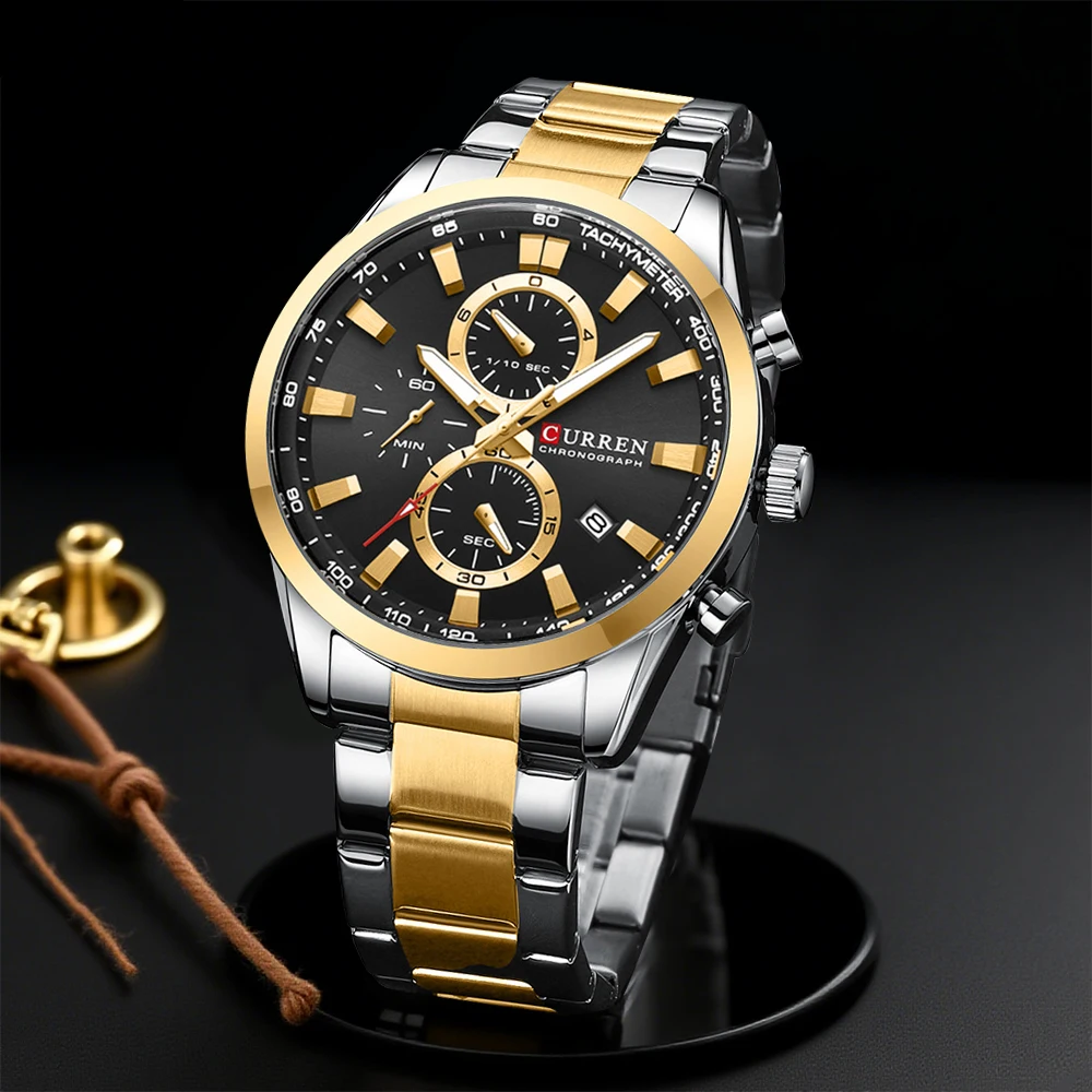CURREN Jam Tangan Olahraga Chr - Men'S Accessories And Jewelry ulasan dan harga