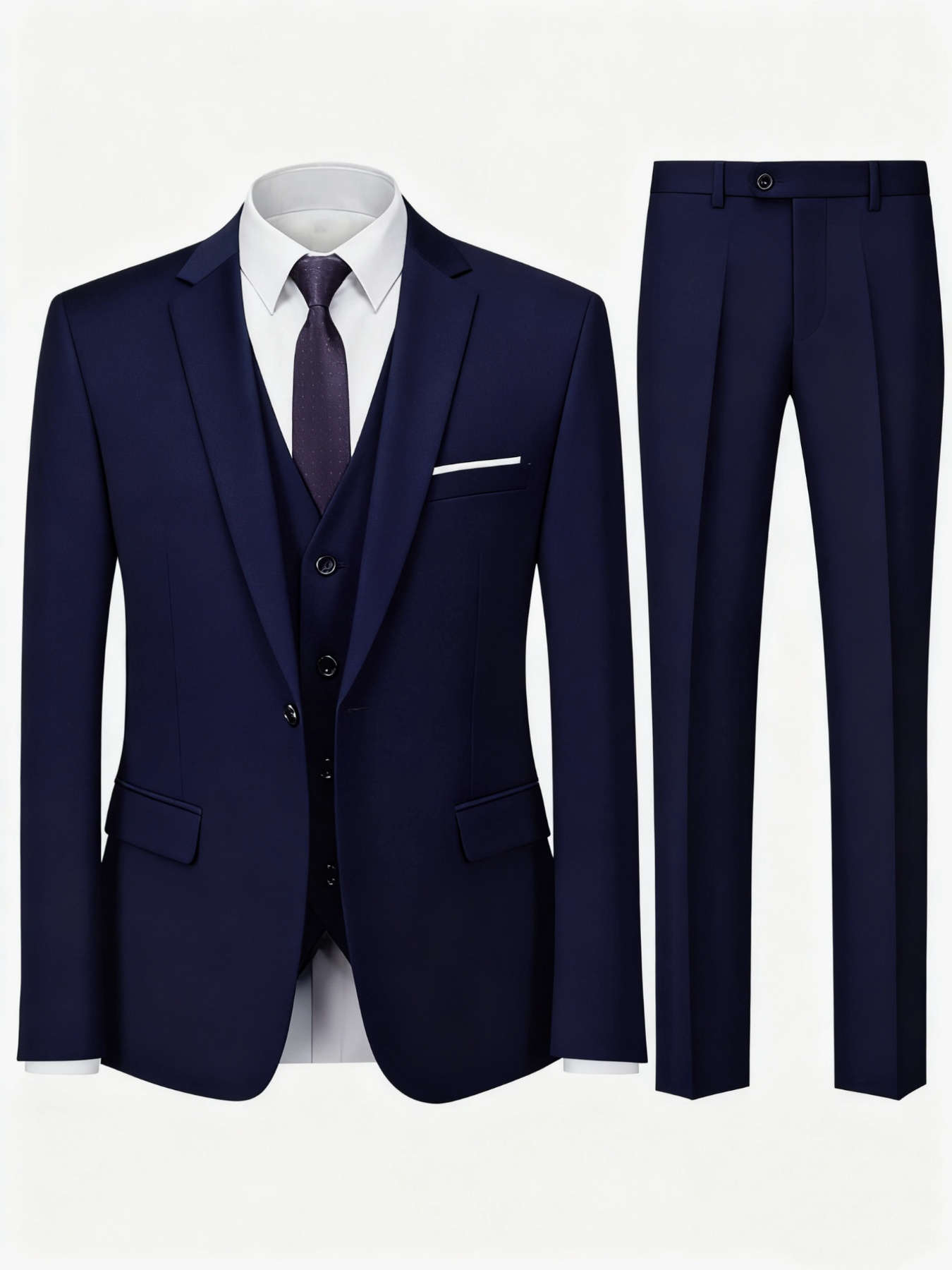 Setelan Jas Formal Pria 3 Poto - Men Accessories Elegant ulasan dan harga